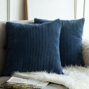 NIB Corduroy Velvet Corduroy Euro Shams